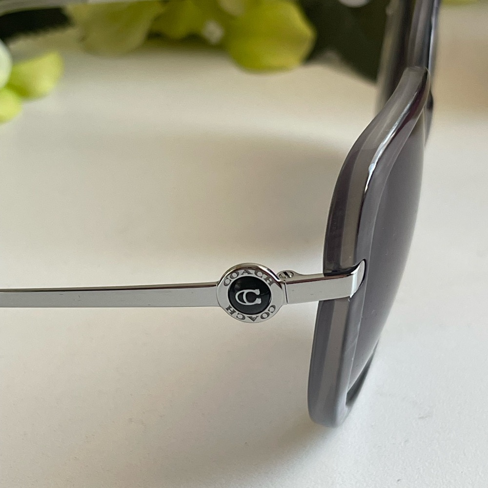 Coach Elegant grey /blue  Sunglasses - Picture 2 of 8